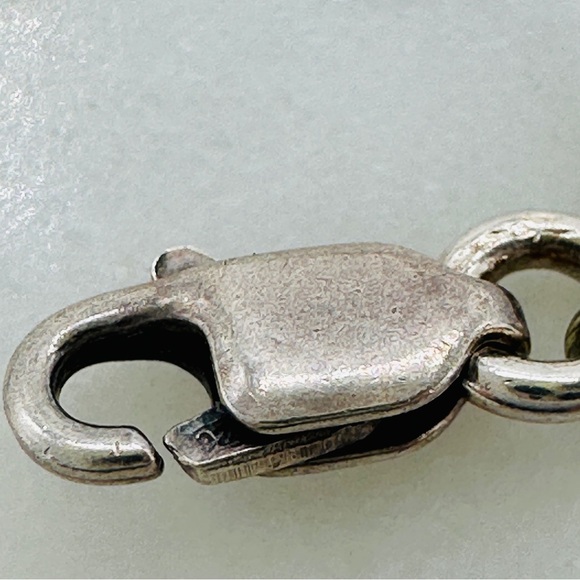 Natural Carved Tigers Eye Necklace Three Strands 925 Sterling Silver Clasp Boho - Picture 8 of 11